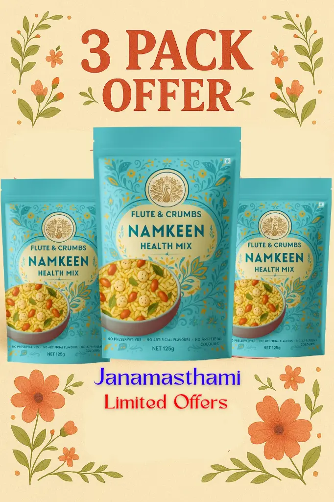 Combo Offer: Health Mix I Healthy Namkeen Bhujia I Pack of 3 (375g)