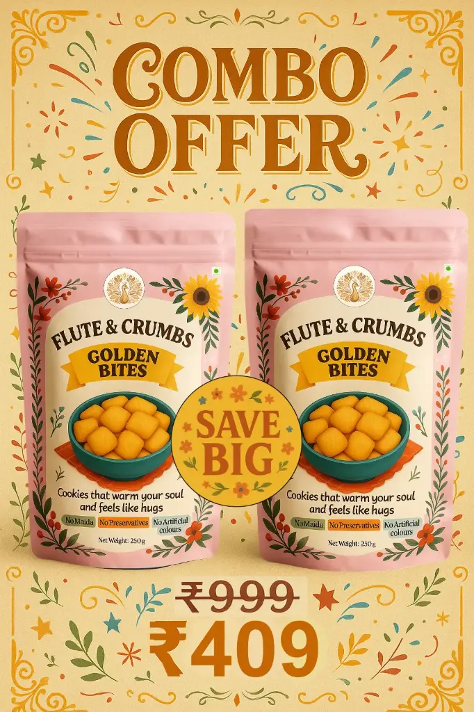 Combo Offer : Golden Bites (Pack of 2) I (500g)