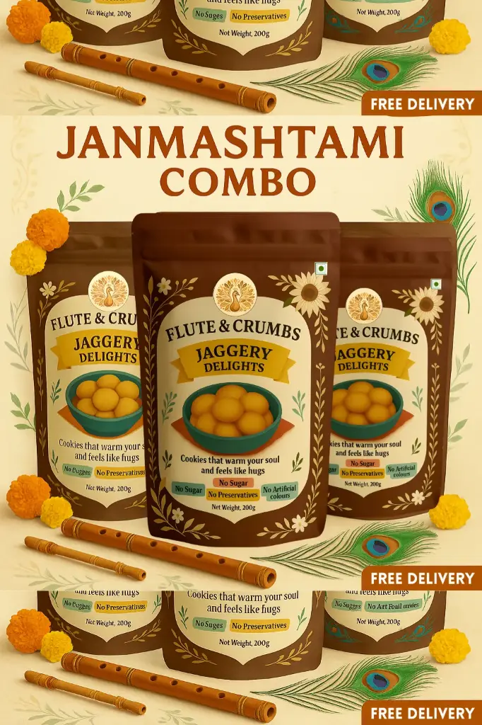 Jaggery Delight (600g) (Pack of 3) I Sugar Free I Made with Jaggery