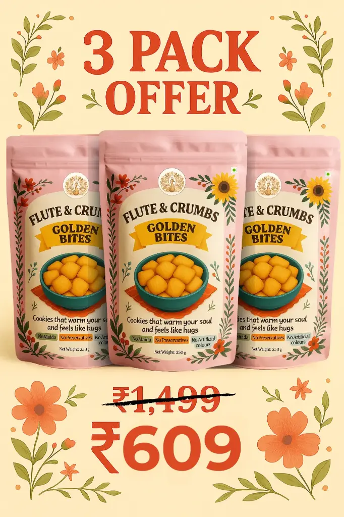 Combo Offer : Golden Bites (Pack of 3) I (750g)